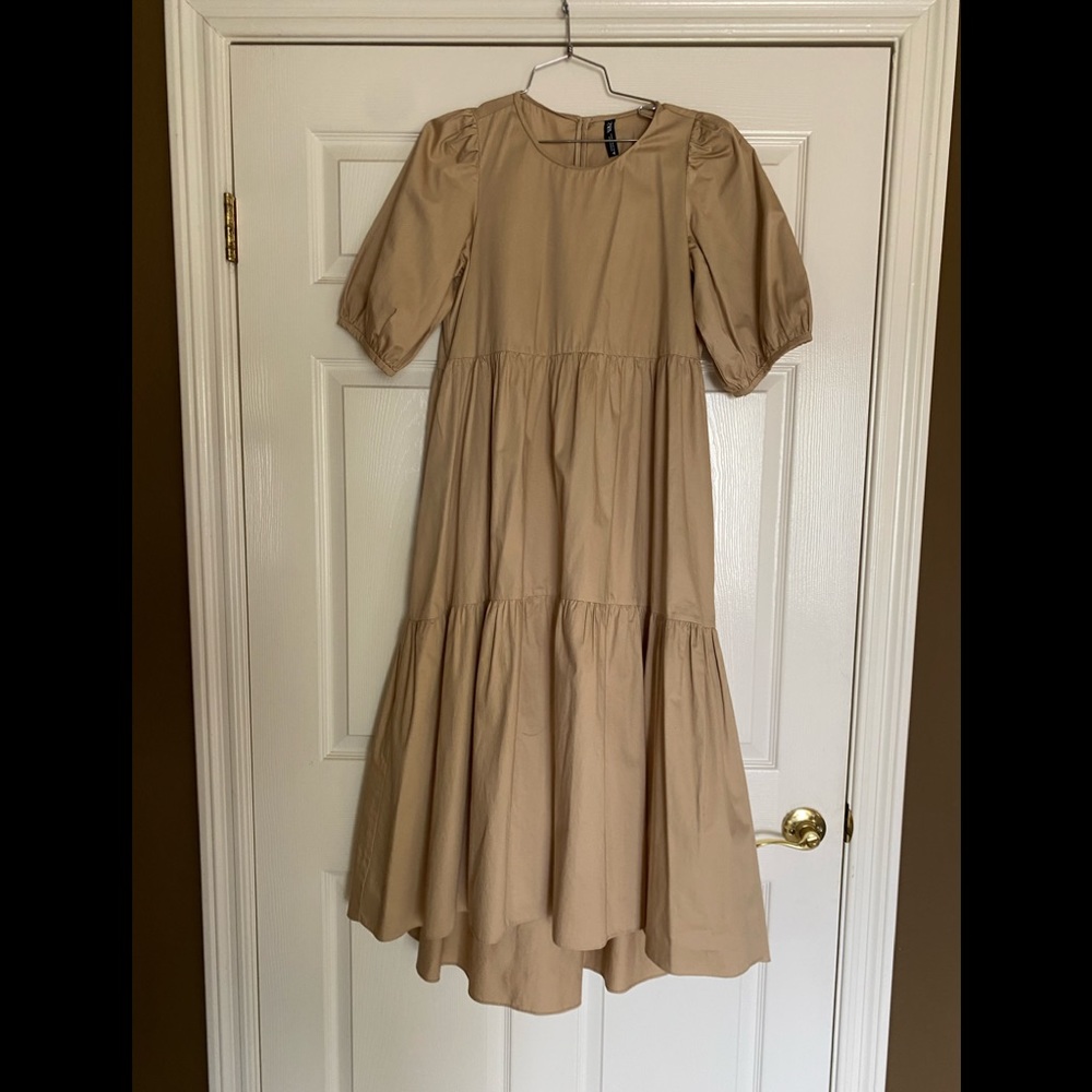 Zara tiered prairie dress